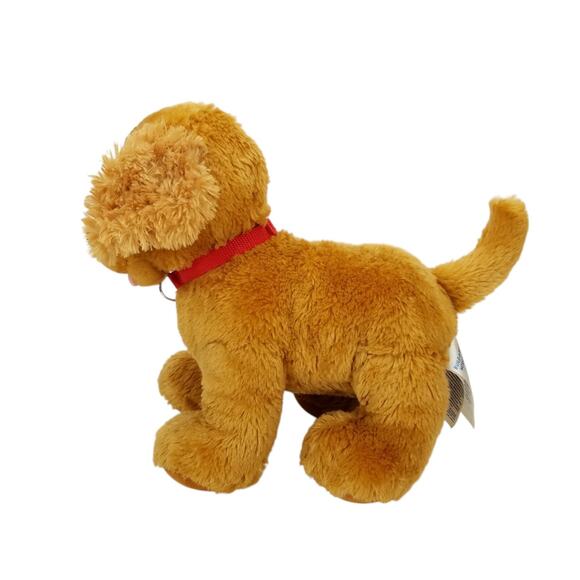 Build A Bear Promise Pets Copper Golden Retriever Dog Red Collar Plush NO Sound - Picture 2 of 9